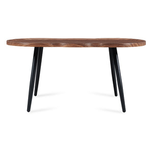 Tavolino da caffè Ken 100 x 60 x 47 cm effetto noce [en.casa]