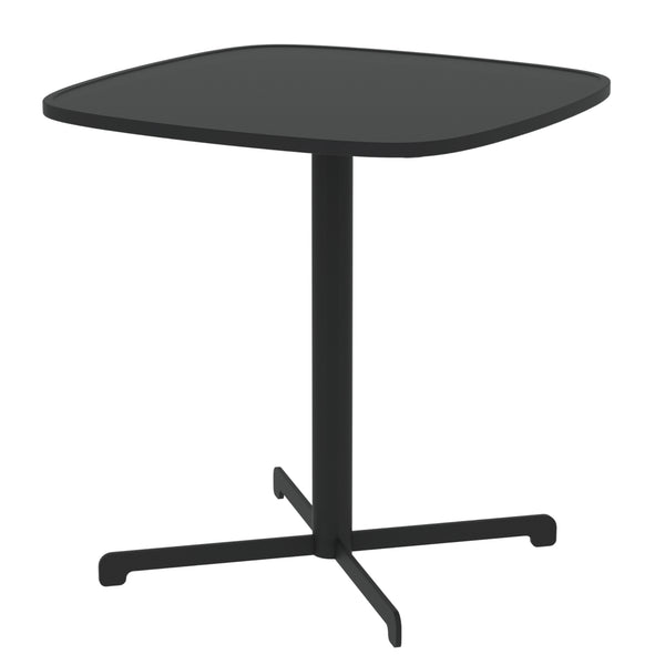 Tavolo bistrot da esterno Foggia 75x70x70 cm acciaio antracite [casa.pro]