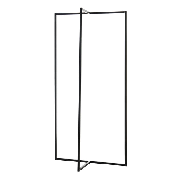 Appendiabiti Norjad 160x80x41 cm Metallo Nero [en.casa]