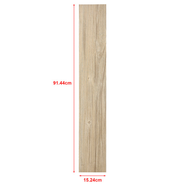 Piastrelle Adesive in PVC (7 listoni = 0,975 m²) Laminato Vinilico Fai da Te Pavimentazione Autoadesiva Rivestimento per Spazi Interni