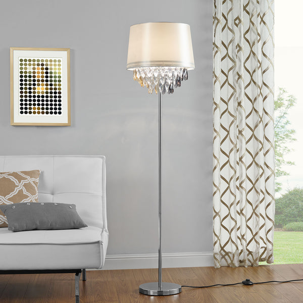 Lampada da terra 165 x Ø 40 cm Bianco lux.pro