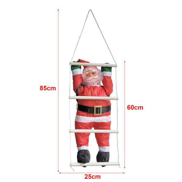 Babbo Natale su scala 60 cm [lux.pro]