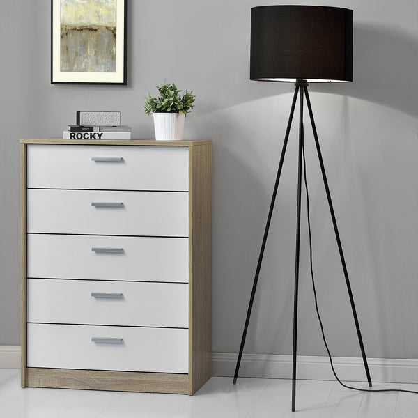 Lampada da terra base girevole 1x E27 Ø 29,5 x 150 cm Nero lux.pro