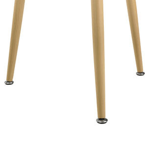 Tavolo da pranzo Camille Ø80 cm Design retrò Bianco en.casa