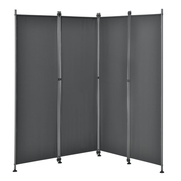 Paravento Modica a 4 Pannelli Divisorio con Struttura Pieghevole (AxL) 170x215 cm pro.tec