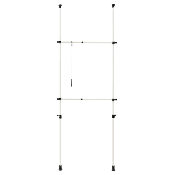 Appendiabiti telescopico Kemi Bianco [en.casa]