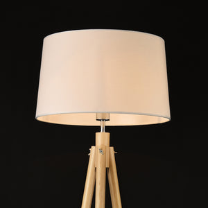 Lampada da terra Tomar 153 cm 1xE27 Max. 60W Bianco lux.pro