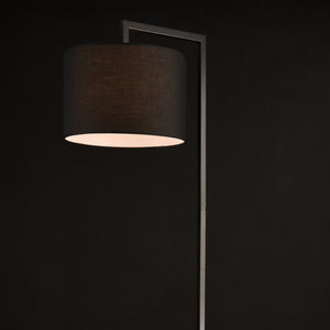 Lampada da terra Düsseldorf 161 cm E27 Max. 60W Nero lux.pro