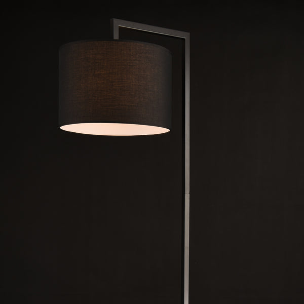 Lampada da terra Düsseldorf 161 cm E27 Max. 60W Nero lux.pro