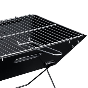 [pro.tec] Griglia Portatile da Campeggio Barbecue da Picnic in Acciaio Griglia Pieghevole da Giardino 45 x 30 x 30 cm BBQ all'Aperto