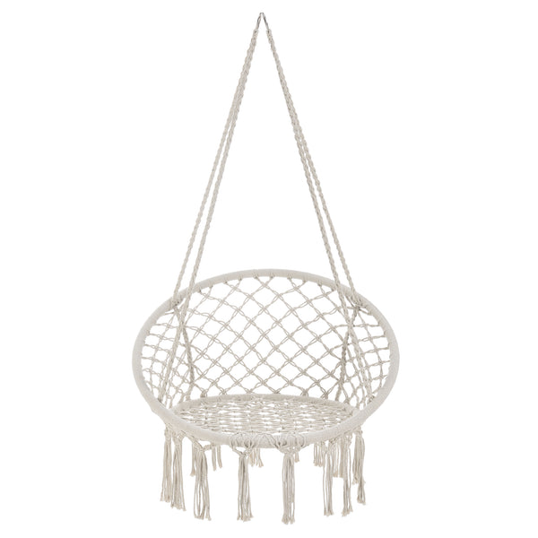 Sedia sospesa Tampico Max. 100 kg per interno ed esterno Crema casa.pro