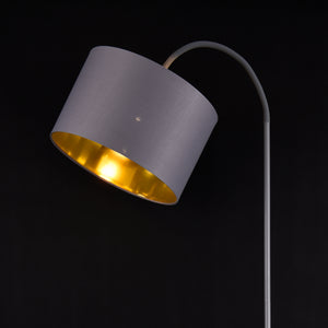 Lampada da terra Toledo 173cm 1xE27 Metallo Grigio lux.pro