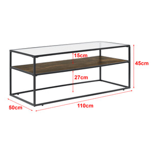 Tavolino da salotto Söderköping 45x110x50cm en.casa