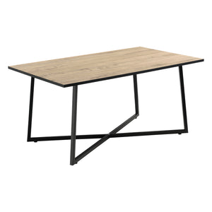 Tavolino da salotto Uddevalla 100x60x47cm effetto quercia [en.casa]