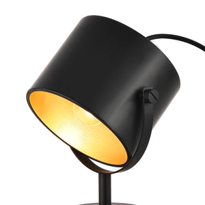 Lampada da tavolo Farstorp 1 x E27 Nero [lux.pro]