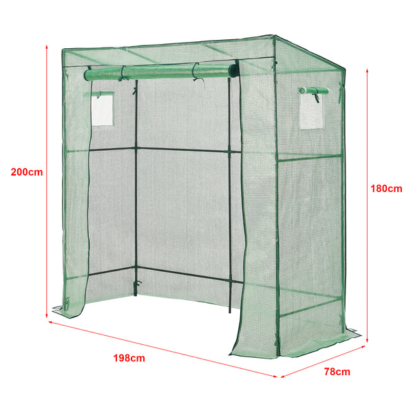 Serra Vlaardingen 198x78x200cm Verde [en.casa]