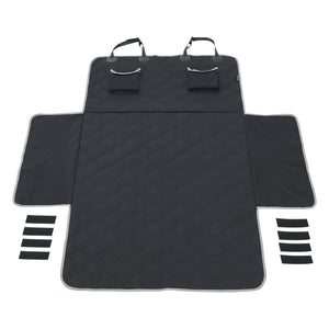 Copertura protettiva per auto Wolverhampton 185 x 171 cm Protezione per bagagliaio Nero [en.casa]