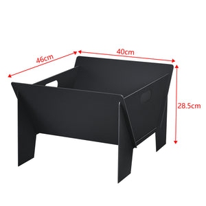 Focolare Eidskog Ciotola per fuoco 28,5 x 46 x 40 cm [casa.pro]