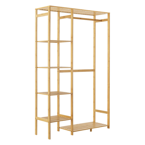 Appendiabiti Eurajoki 139x100x40 cm Bambù Naturale [en.casa]