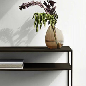 Consolle Kuhmo 85 x 80 x 30 cm Nero [en.casa]