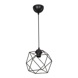 Lampada a sospensione Brentwood E27 Metallo Nero [lux.pro]