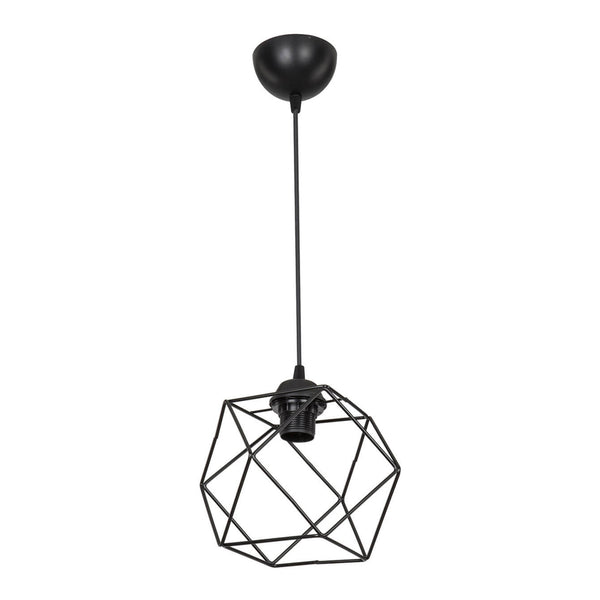 Lampada a sospensione Brentwood E27 Metallo Nero [lux.pro]