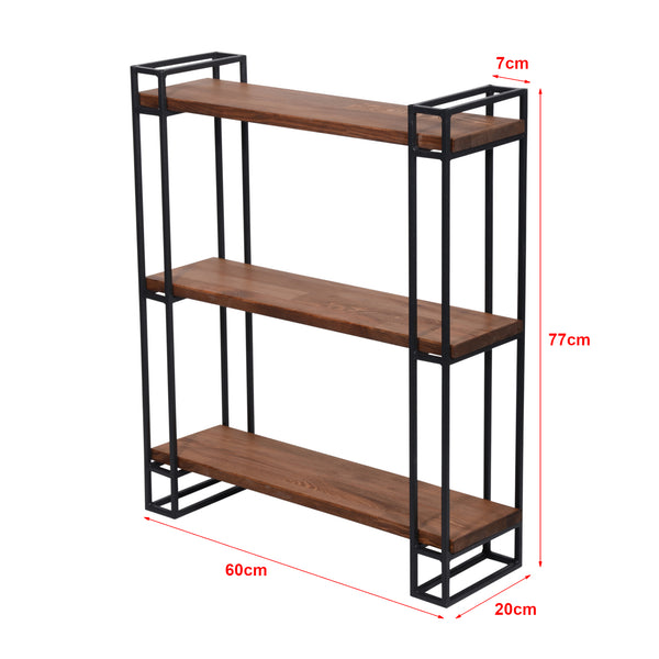 Mensola da parete Falster in legno di pino, tinto [en.casa]