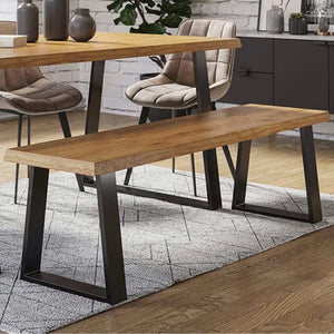 Struttura del tavolo Marstal 42x40cm Nero [en.casa]