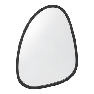 Specchio da parete Grottole nero, opaco 62x50cm [en.casa]