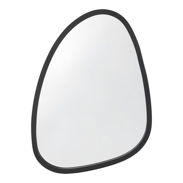 Specchio da parete Grottole nero, opaco 62x50cm [en.casa]