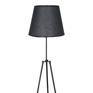 Lampada da terra Musselburgh 1 x E27 Metallo Nero [lux.pro]