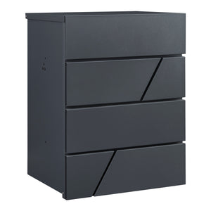 Cassetta postale Søllerød 58x44x35cm Antracite [en.casa]