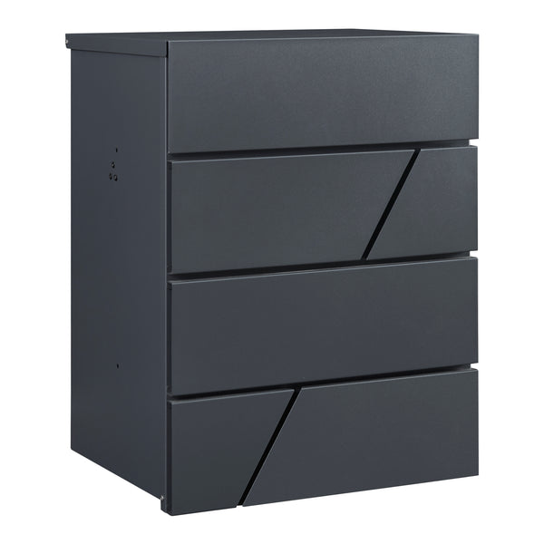 Cassetta postale Søllerød 58x44x35cm Antracite [en.casa]