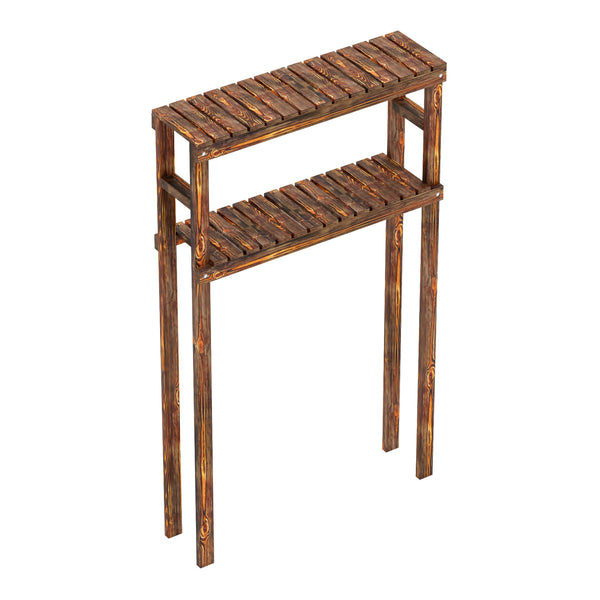 Scaffale Kinnula Sopra Lavatrice Gabinetto Sovrastruttura Salvaspazio 120 x 70 x 20 cm Legno Scuro [en.casa] 