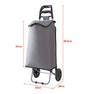 Carrello della spesa pieghevole Aaby 36 L [en.casa]