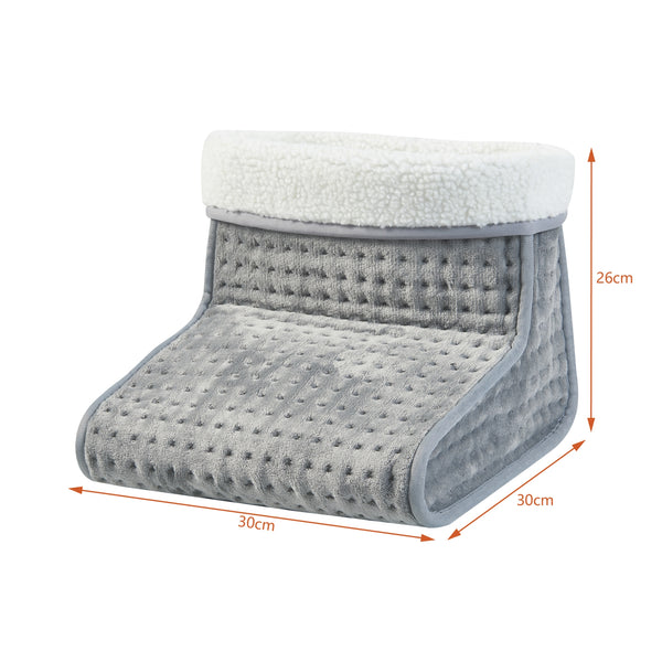 Scaldapiedi elettrico Bari 100W Grigio [en.casa]