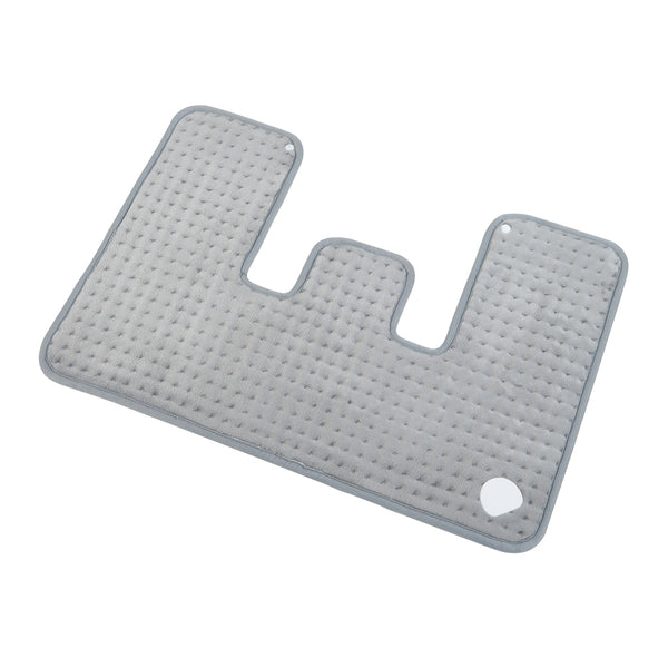 Cuscino riscaldante elettrico Borrello 100W 65x45cm Grigio [en.casa]