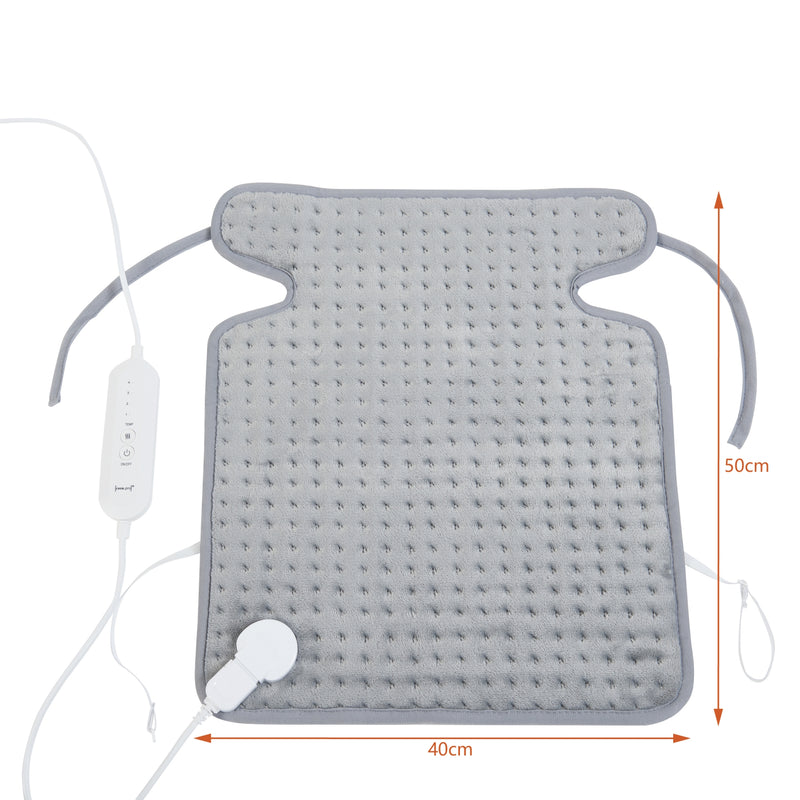 Schizzo in scala Cuscino Riscaldante Calvera Termoforo Elettrico per Schiena e Collo 50 x 40 cm Grigio [en.casa] 