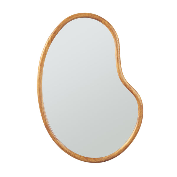 Specchio da parete Jokioinen 75x55 cm effetto quercia [en.casa]