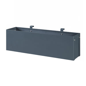 Fioriera Achtkarspelen 50x12x15cm Antracite [en.casa]