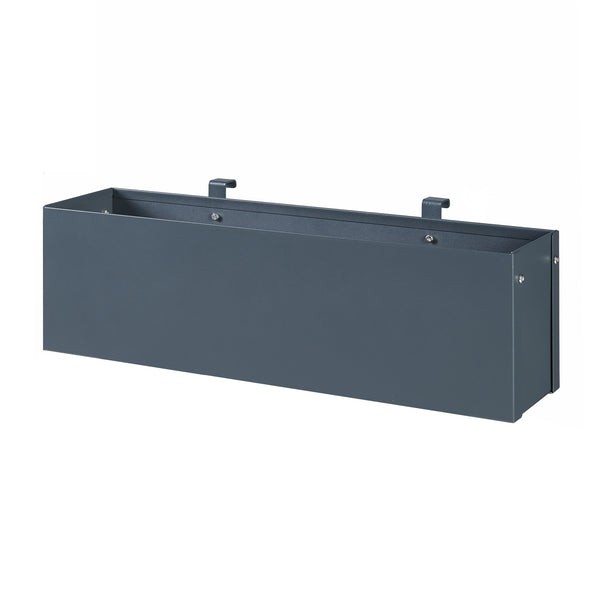 Fioriera Achtkarspelen 50x12x15cm Antracite [en.casa]