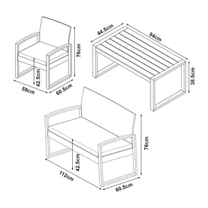 Set Salottino da Esterno Calciano casa.pro 