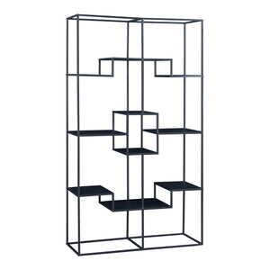 Scaffale da Terra Råde 180 x 100 x 35 cm - Nero [en.casa]