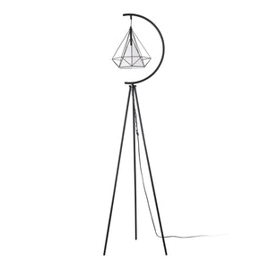 Lampada da terra Austell Metallo 171cm Nero/Bianco [lux.pro]