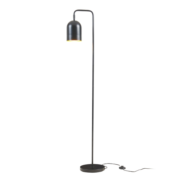 Lampada da terra Barnard Metallo 159 cm Nero [lux.pro]
