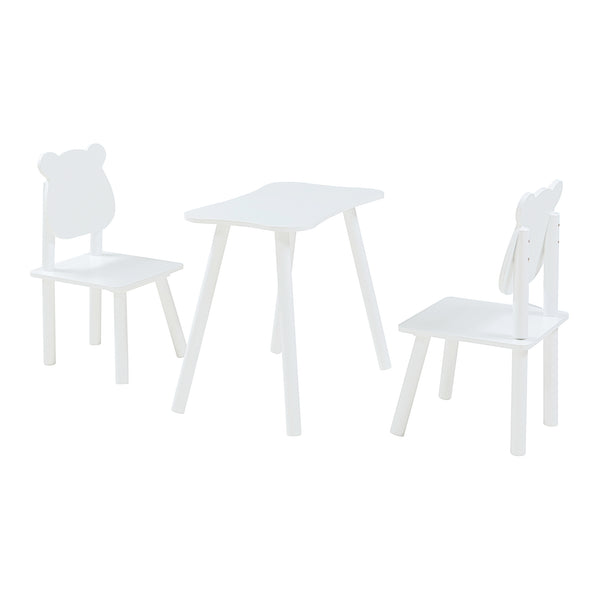 Set da bambini Panjang con design orsetto bianco [en.casa]