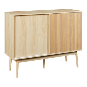 Sideboard Landskrona 115x40x90 cm effetto quercia [en.casa]