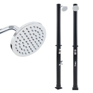 Doccia solare Frerievn con doccia per i piedi 215 cm 18L  [casa.pro]