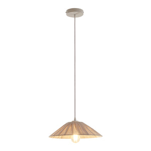 Lampada a sospensione Bridge Bianco/Beige [lux.pro]