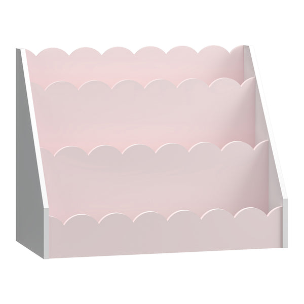 Libreria per bambini Vestnes 48x61x30 cm Cotton Candy/Bianco [en.casa]